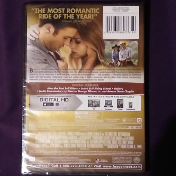 The Longest Ride DVD - Picture 2 of 2